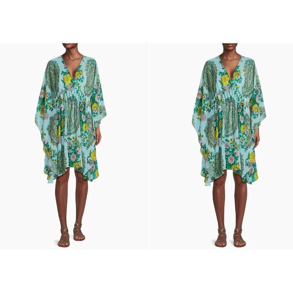 Kobi Halperin Alice Mixed Print Cover-Up Dress SIZE XL $498 - Picture 3 of 9